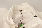 Ermanno Scervino Button Down White Long Sleeve Polyester Jacket