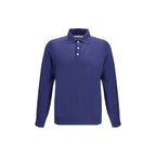 Brunello Cucinelli Blue Cashmere Dress Shirt