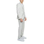 Mulish Beige Polyester Two-Piece Suit