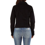 Met Black Cotton Denim Jacket