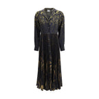Sara Roka Multicolor Polyester Casual Dress