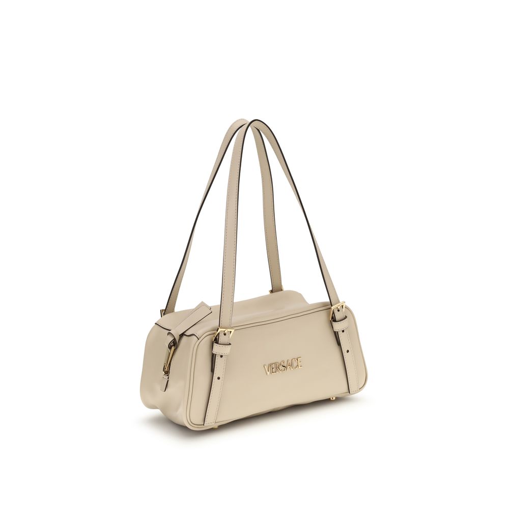 Versace Beige Lamb Ovis Aries Aries Shoulder Bag