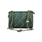 Mario Valentino Verde Poliuretano Woman Shoulder Bag