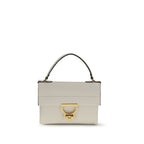 Coccinelle Beige Calf Leather Bos Taurus Handbag