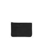 Kiton Black Nylon Clutch Bag
