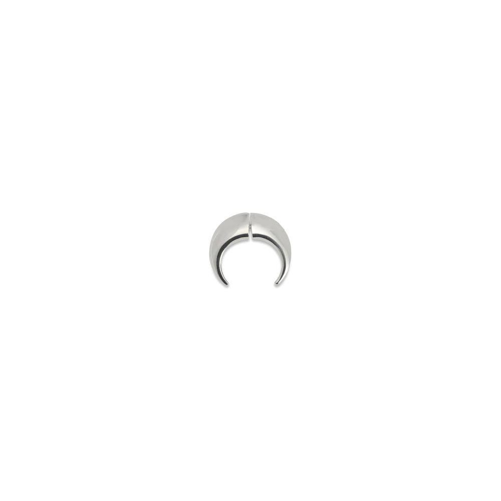 Marine Serre Silver Metal Earrings