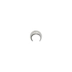 Marine Serre Silver Metal Earrings