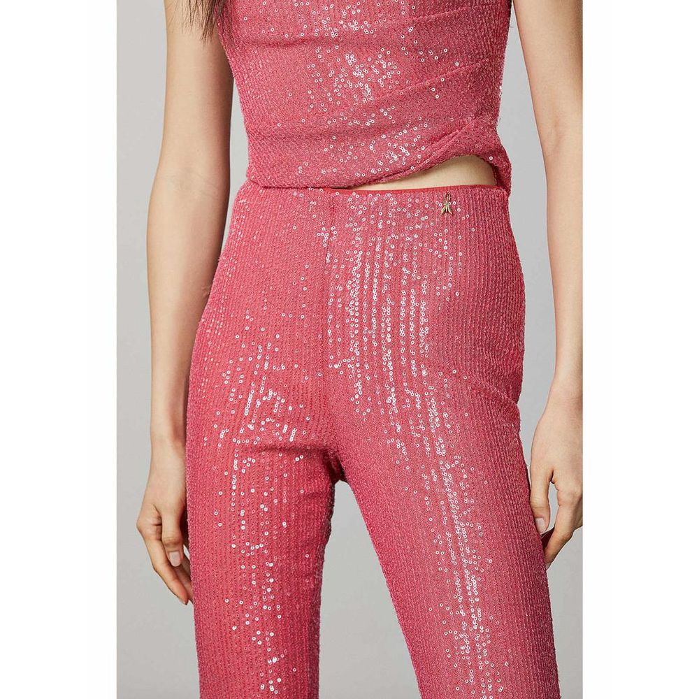 Patrizia Pepe Red Polyester Casual Pants