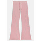 Juicy Couture Pink Polyester Flared Pants