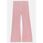 Juicy Couture Pink Polyester Flared Pants