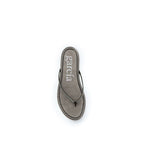 Pedro García Bicolor Crystals Flat Sandals