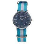 ARABIANS Blue Textile Dress Watch