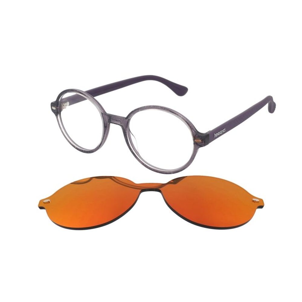 HAVAIANAS Purple Acetate Glasses (Frames)