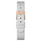 MAM White Leather Dress Watch