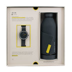 MAM Gray Leather Dress Watch