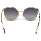 WEB EYEWEAR Pink Metal Sunglasses
