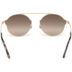 WEB EYEWEAR Gold Metal Sunglasses