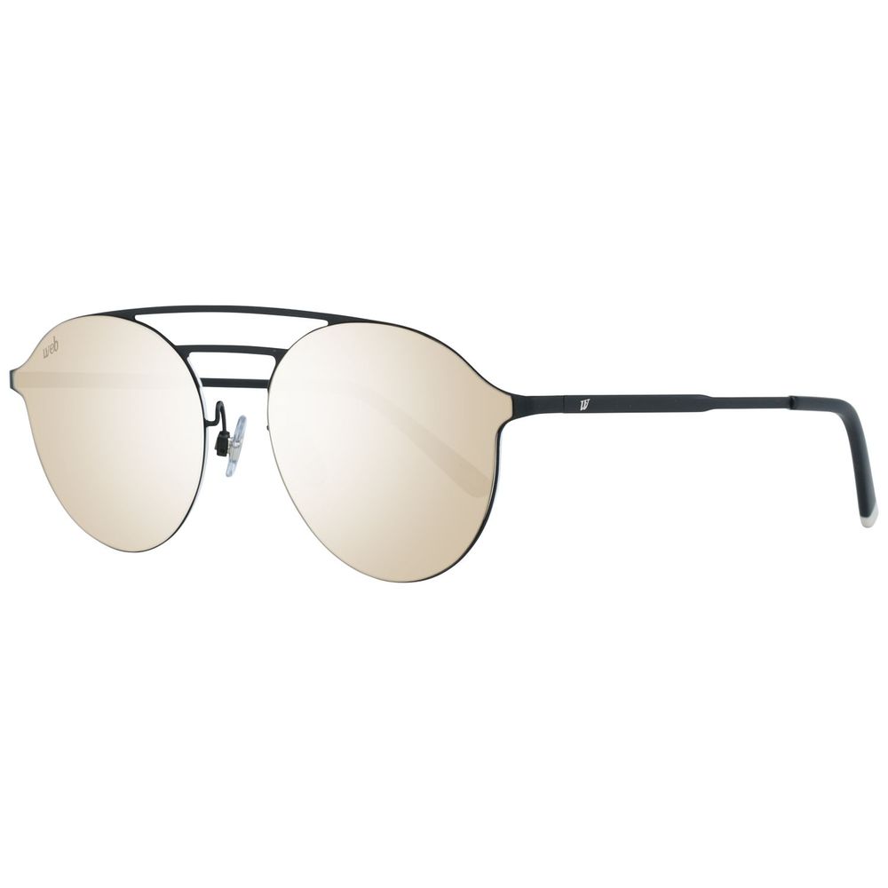 WEB EYEWEAR Black Metal Sunglasses
