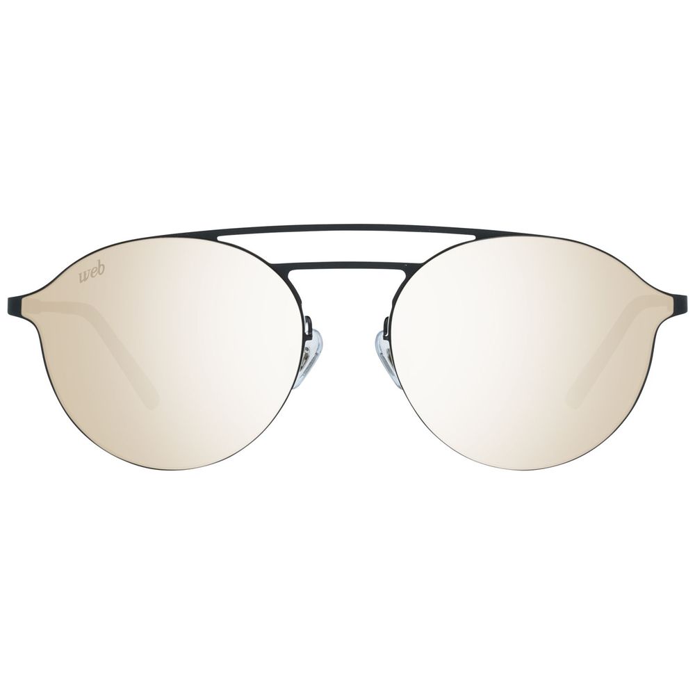 WEB EYEWEAR Black Metal Sunglasses