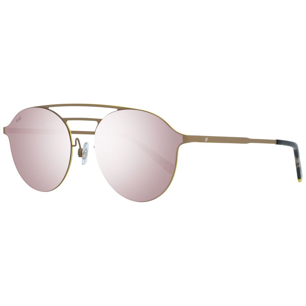 WEB EYEWEAR Brown Metal Sunglasses
