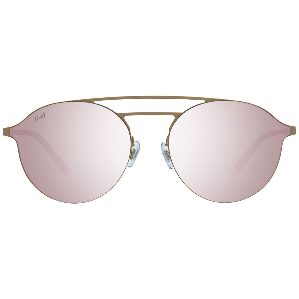WEB EYEWEAR Brown Metal Sunglasses