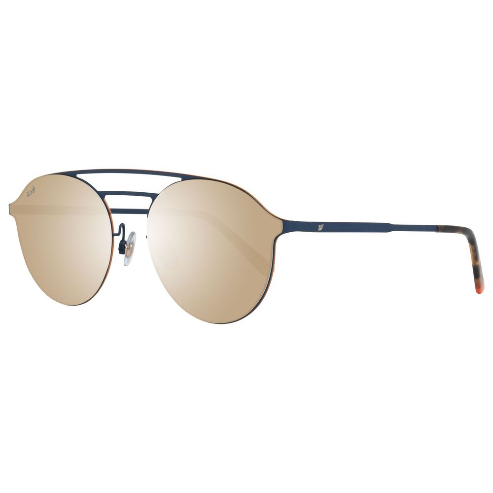 WEB EYEWEAR Blue Metal Sunglasses