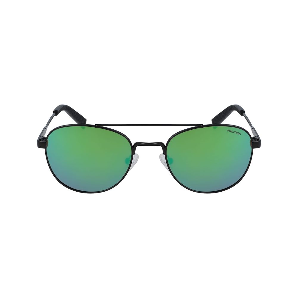 NAUTICA Black Metal Sunglasses