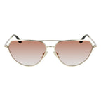Victoria Beckham Gold Metal Sunglasses
