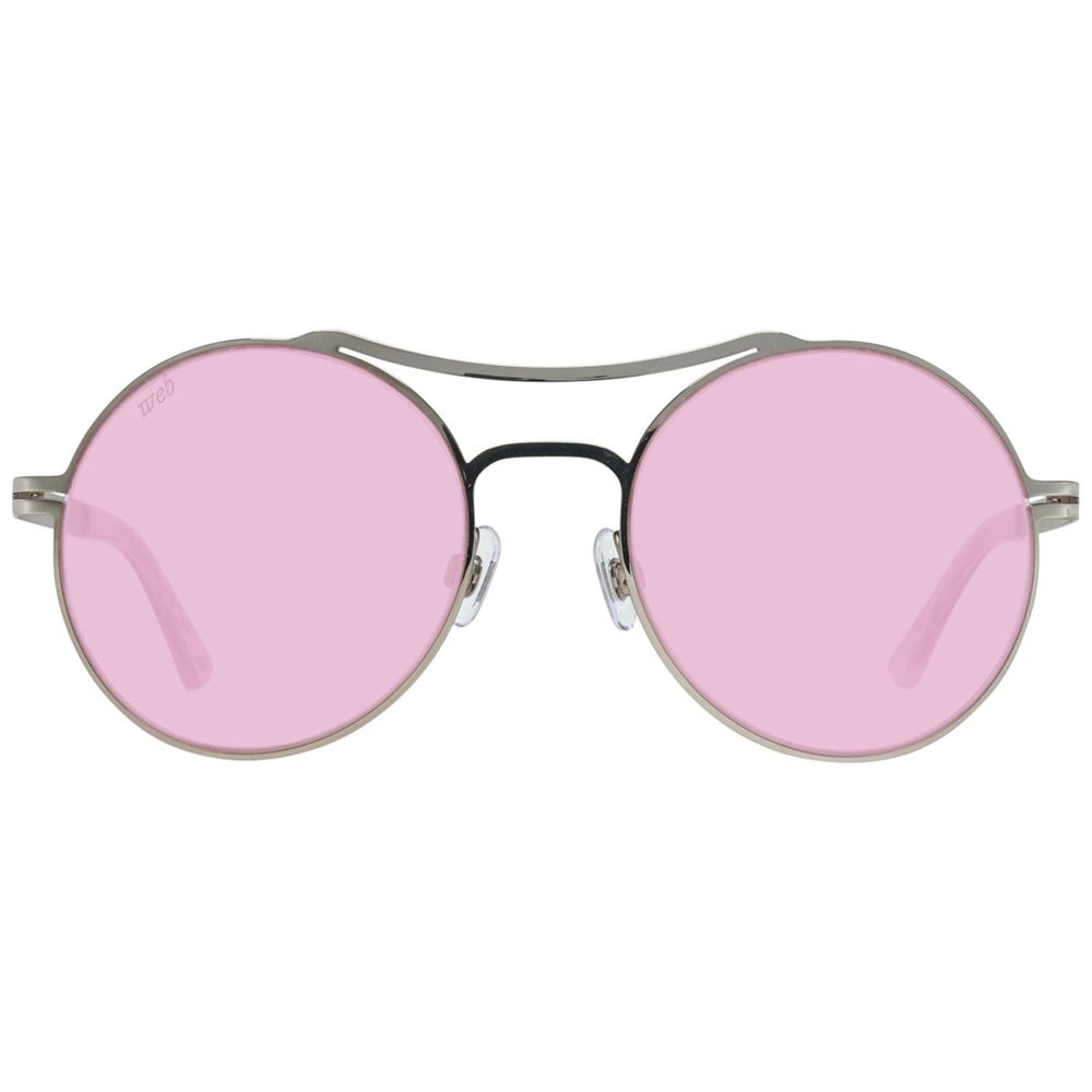 WEB EYEWEAR Gold Metal Sunglasses
