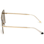 WEB EYEWEAR Pink Metal Sunglasses