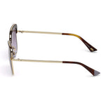 WEB EYEWEAR Gold Metal Sunglasses