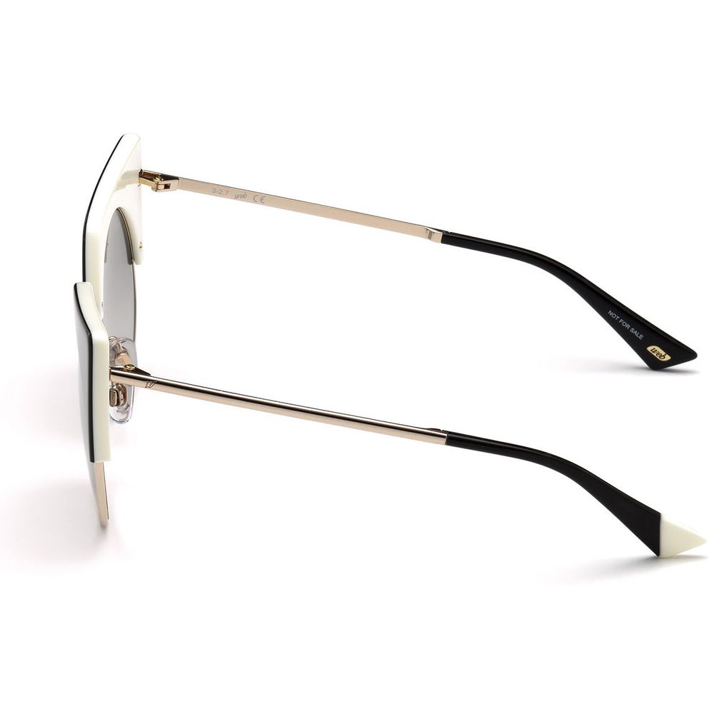 WEB EYEWEAR Black Metal Sunglasses