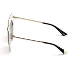 WEB EYEWEAR Black Metal Sunglasses
