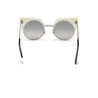 WEB EYEWEAR Black Metal Sunglasses