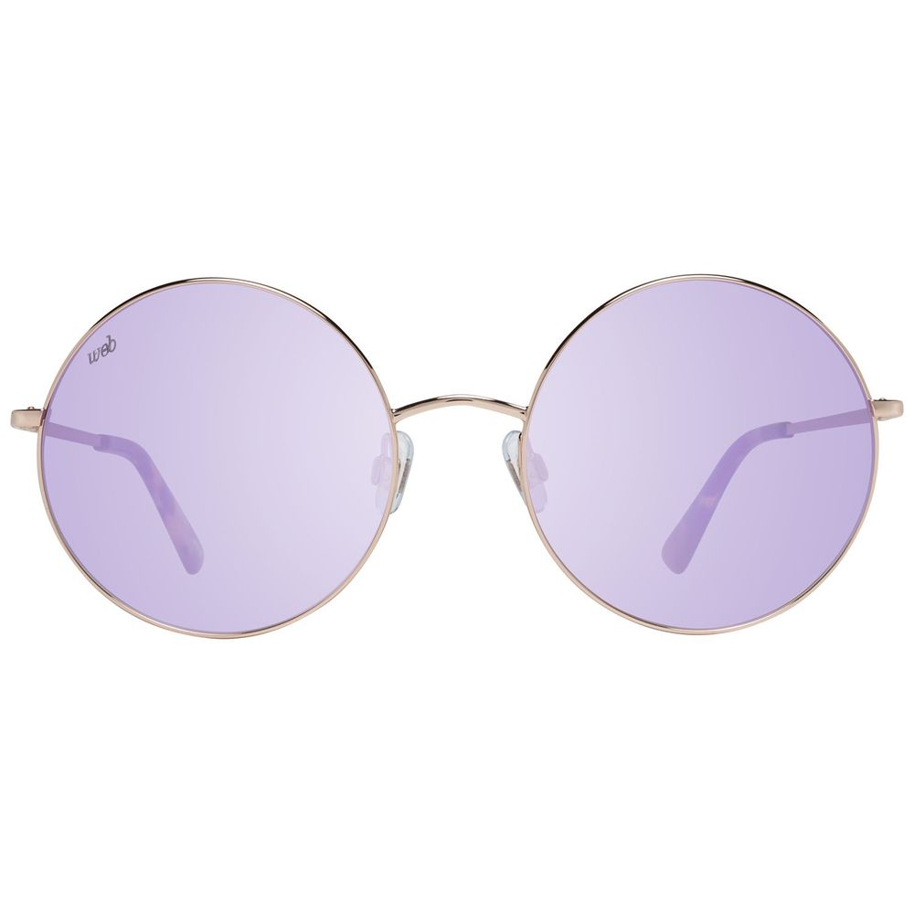 WEB EYEWEAR Gold Metal Sunglasses