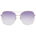 WEB EYEWEAR Gold Metal Sunglasses
