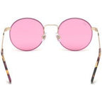 WEB EYEWEAR Pink Metal Sunglasses