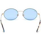 WEB EYEWEAR Gold Metal Sunglasses