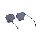 WEB EYEWEAR Black Metal Sunglasses