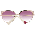 WEB EYEWEAR Rose Gold Metal Sunglasses