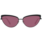 WEB EYEWEAR Black Metal Sunglasses