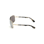 WEB EYEWEAR Gold Metal Sunglasses