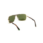 WEB EYEWEAR Gold Metal Sunglasses