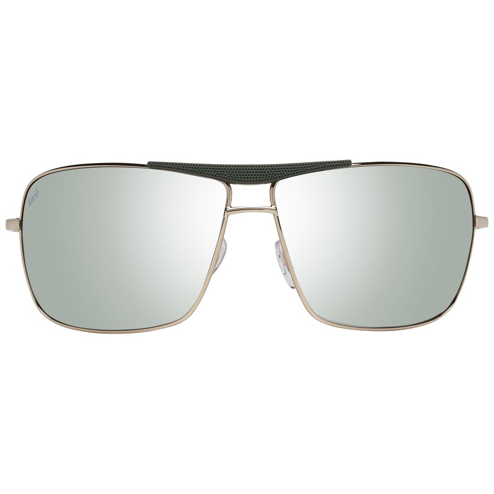 WEB EYEWEAR Gold Metal Sunglasses