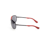 WEB EYEWEAR Black Metal Sunglasses