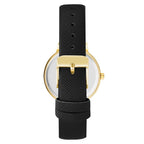 Juicy Couture Black Plastic Dress Watch