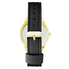 Juicy Couture Black Plastic Dress Watch