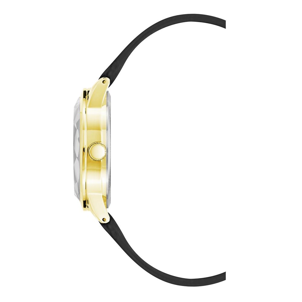 Juicy Couture Black Plastic Dress Watch