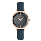 Juicy Couture Blue Plastic Dress Watch