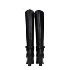 Celine Black Leather High Heel Boots